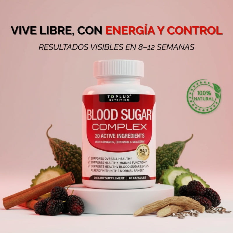 BLOOD SUGAR COMPLEX™ Recupera el control de tu glucosa