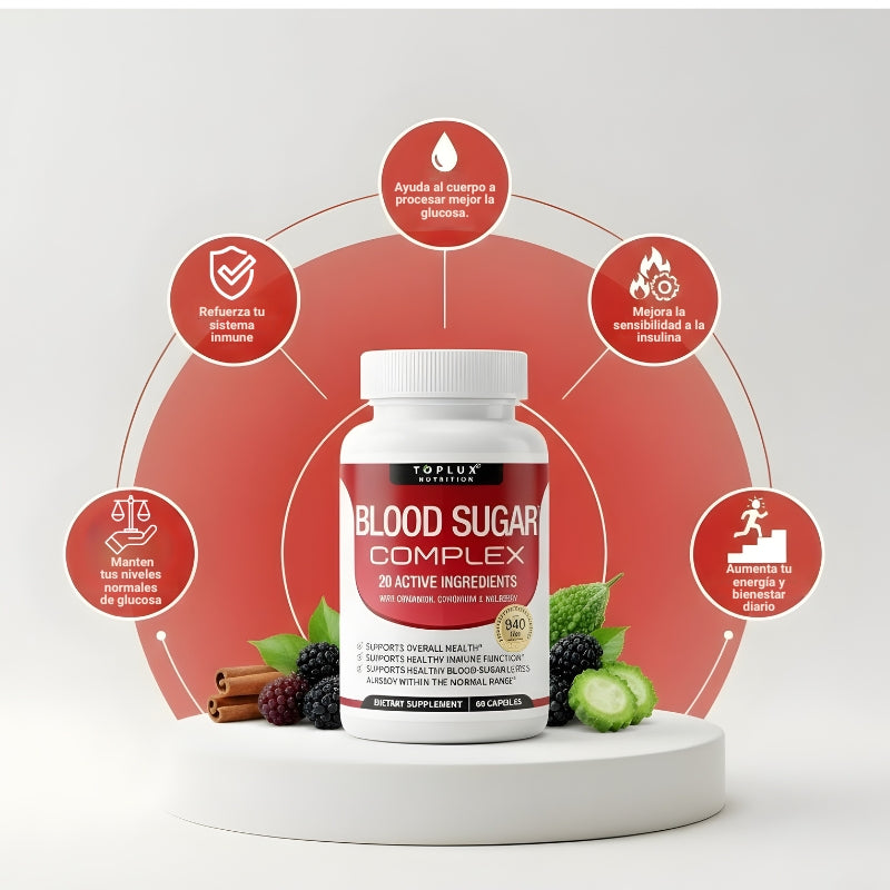 BLOOD SUGAR COMPLEX™ Recupera el control de tu glucosa